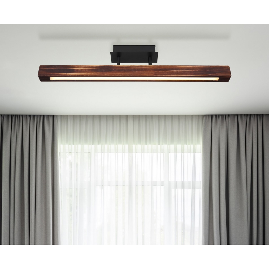 Globo - LED Prisadený luster LED/20W/230V borovica