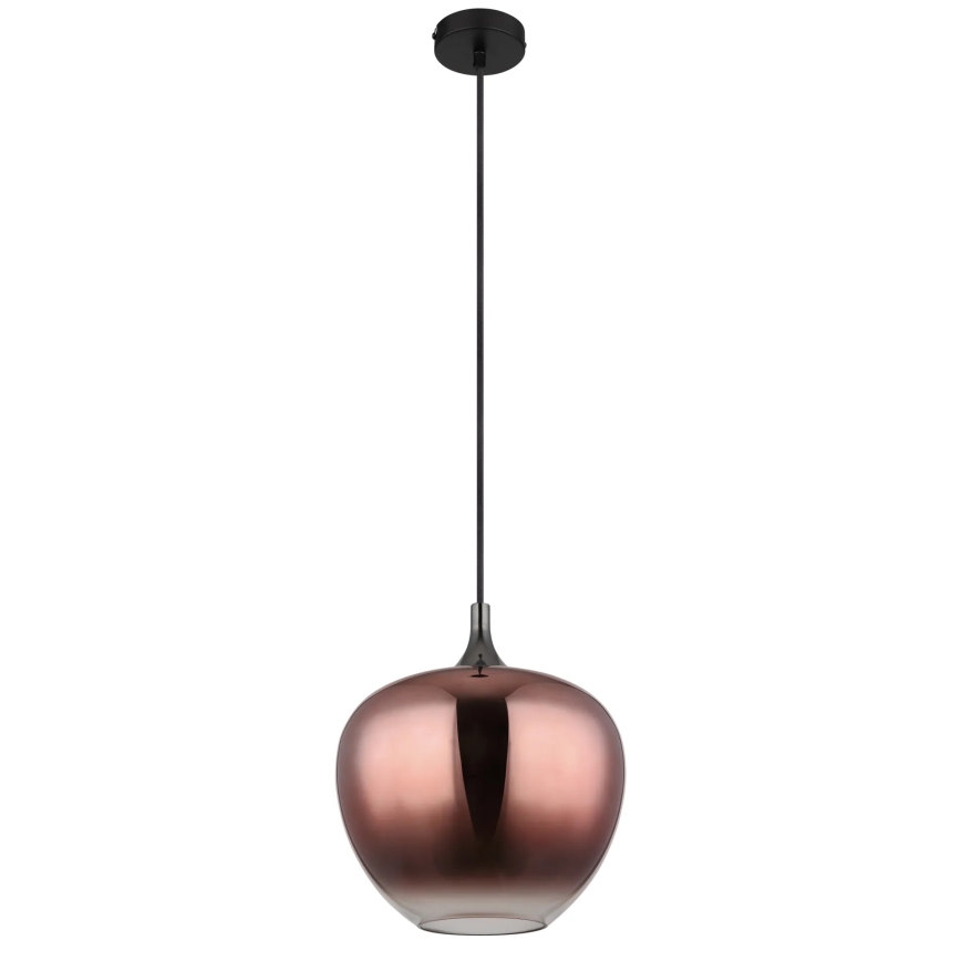 Globo - Luster na lanku 1xE27/60W/230V pr. 29 cm medená