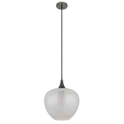 Globo - Luster na lanku 1xE27/40W/230V pr. 29 cm biela/antracit