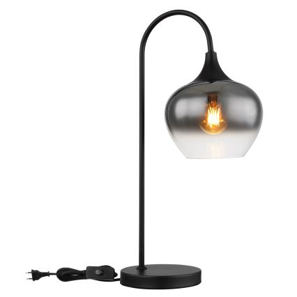 Globo - Stolná lampa 1xE27/40W/230V čierna