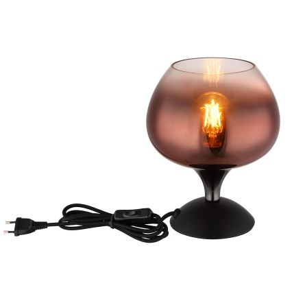 Globo - Stolná lampa 1xE27/40W/230V medená