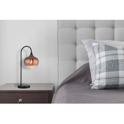 Globo - Stolná lampa 1xE27/40W/230V medená