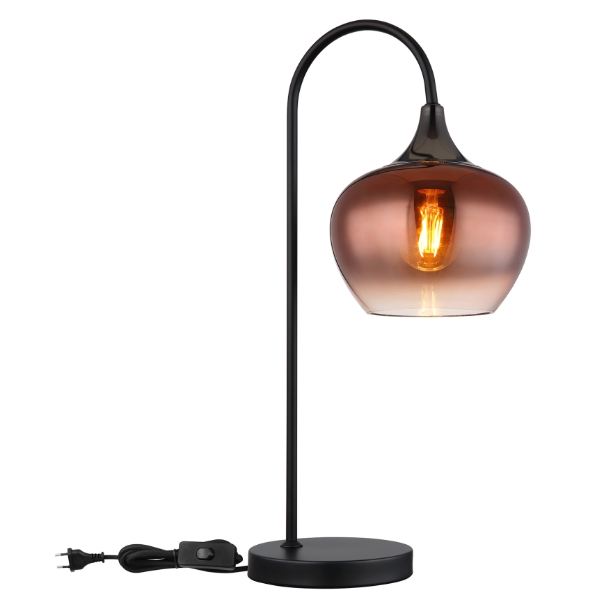 Globo - Stolná lampa 1xE27/40W/230V medená