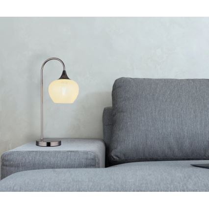 Globo - Stolná lampa 1xE27/40W/230V biela/antracit