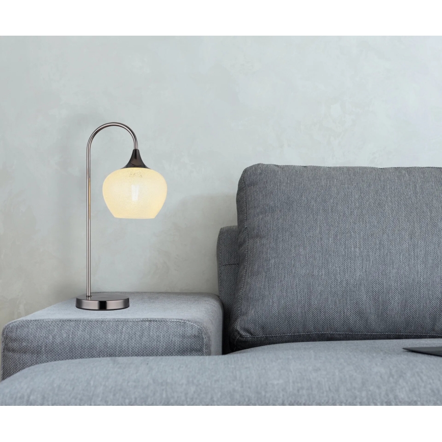 Globo - Stolná lampa 1xE27/40W/230V biela/antracit