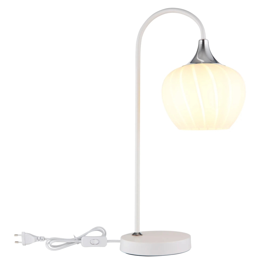 Globo - Stolná lampa 1xE27/40W/230V biela
