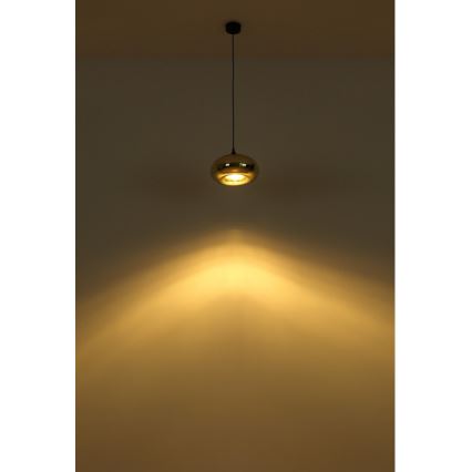 Globo - Luster na lanku 1xE27/60W/230V lesklý chróm