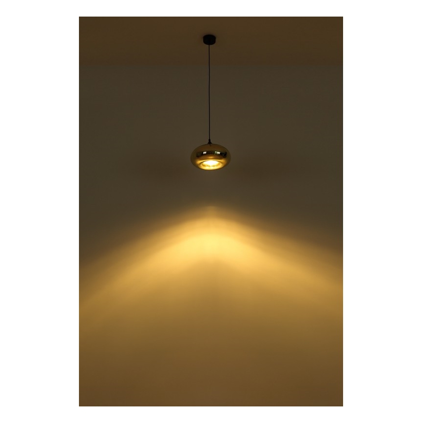 Globo - Luster na lanku 1xE27/60W/230V lesklý chróm