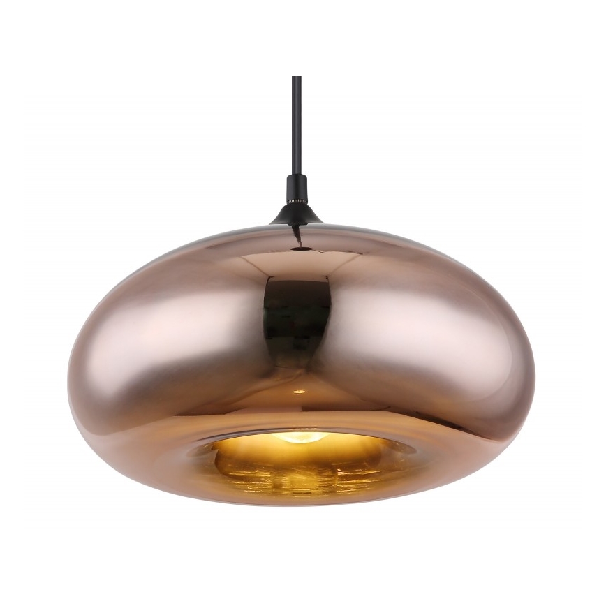 Globo - Luster na lanku 1xE27/60W/230V medená