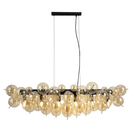 Globo - Závesný luster na lankách 6xE14/25W/230V zlatý