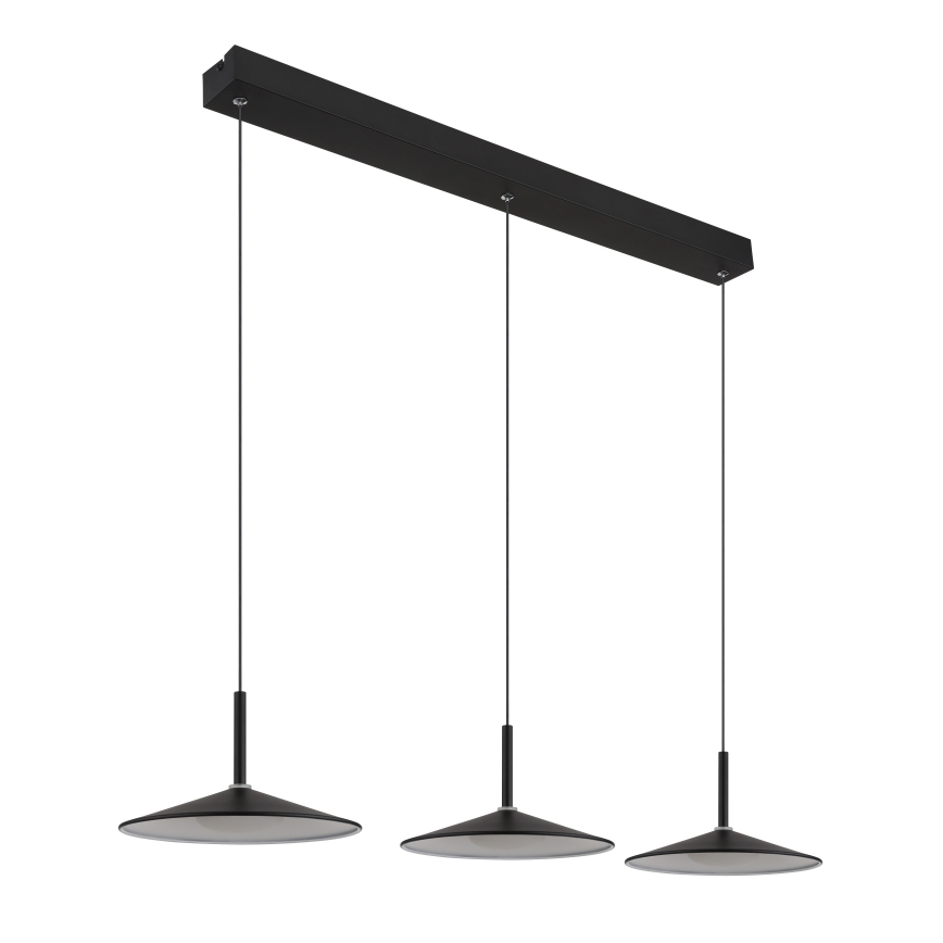 Globo - LED luster na lanku LED/24W/230V 4000K čierna