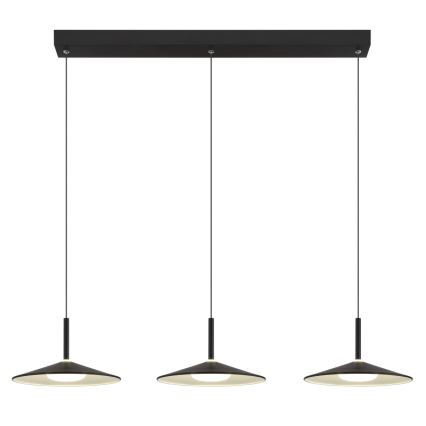 Globo - LED luster na lanku LED/24W/230V 4000K čierna