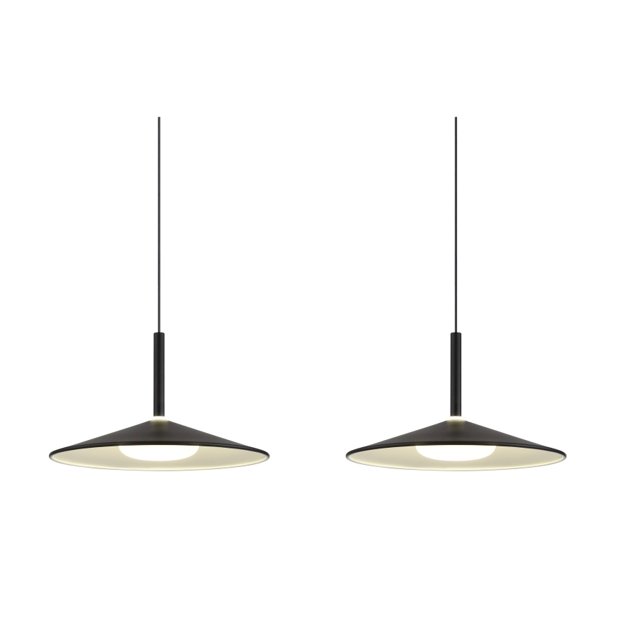 Globo - LED luster na lanku LED/24W/230V 4000K čierna