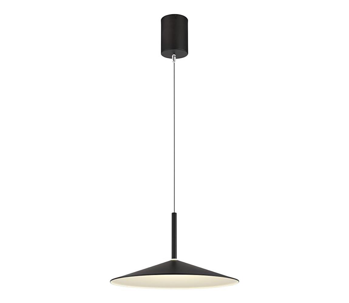 Globo 15635S - LED závesný luster na lanku LAMPONE LED/18W/230V 4000K čierny 15635S