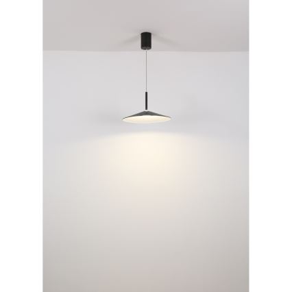 Globo - LED luster na lanku LED/18W/230V 4000K čierny