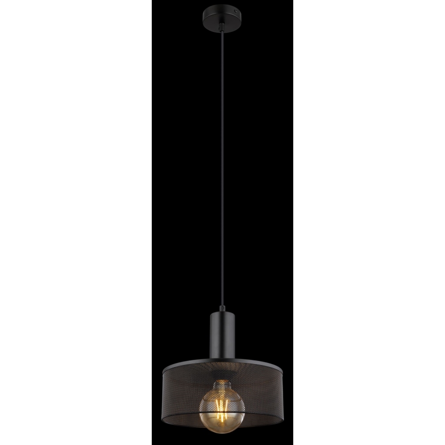 Globo - Luster na lanku 1xE27/60W/230V čierna