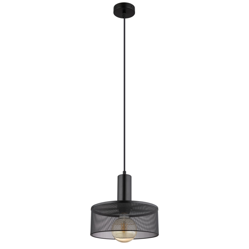 Globo - Luster na lanku 1xE27/60W/230V čierna