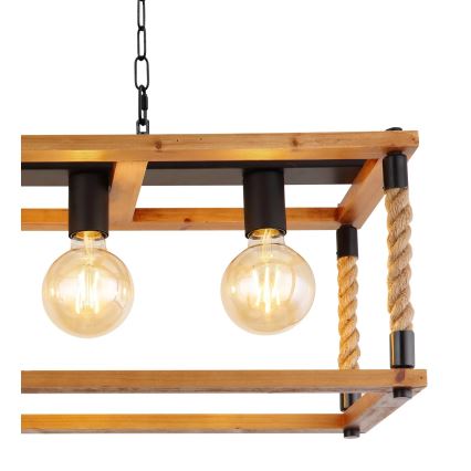 Globo 15691-4H - Luster na lanku VERNON 4xE27/60W/230V