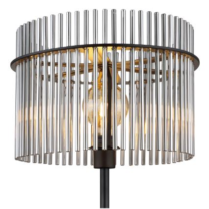 Globo - Stojacia lampa 1xE27/60W/230V čierna