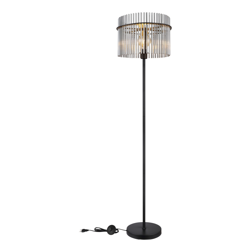 Globo - Stojacia lampa 1xE27/60W/230V čierna