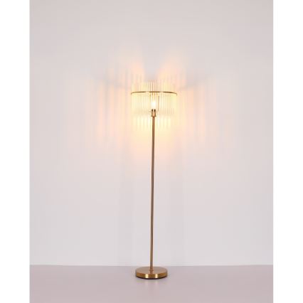 Globo - Stojacia lampa 1xE27/60W/230V zlatá