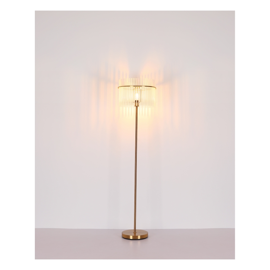Globo - Stojacia lampa 1xE27/60W/230V zlatá
