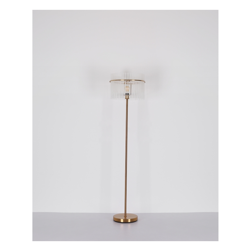 Globo - Stojacia lampa 1xE27/60W/230V zlatá