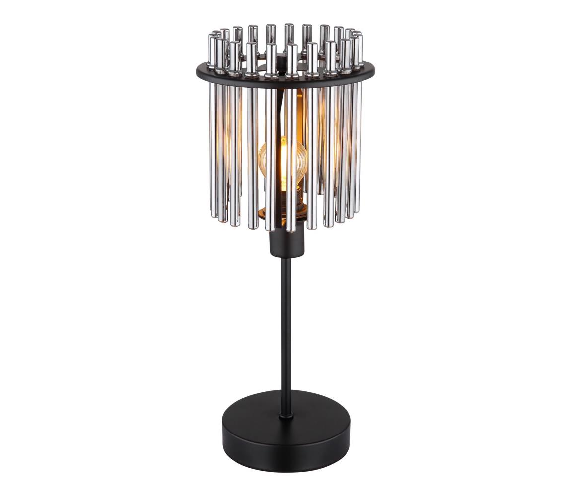Globo Globo 15698T - Stolná lampa GORLEY 1xE14/40W/230V pr. 15 cm čierna 