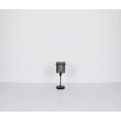 Globo - Stolná lampa 1xE27/60W/230V pr. 30 cm čierna