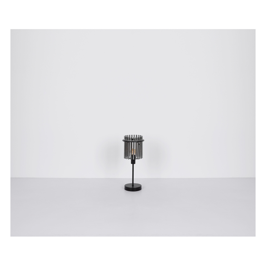 Globo - Stolná lampa 1xE27/60W/230V pr. 30 cm čierna