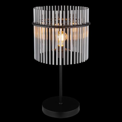 Globo - Stolná lampa 1xE27/60W/230V pr. 30 cm čierna