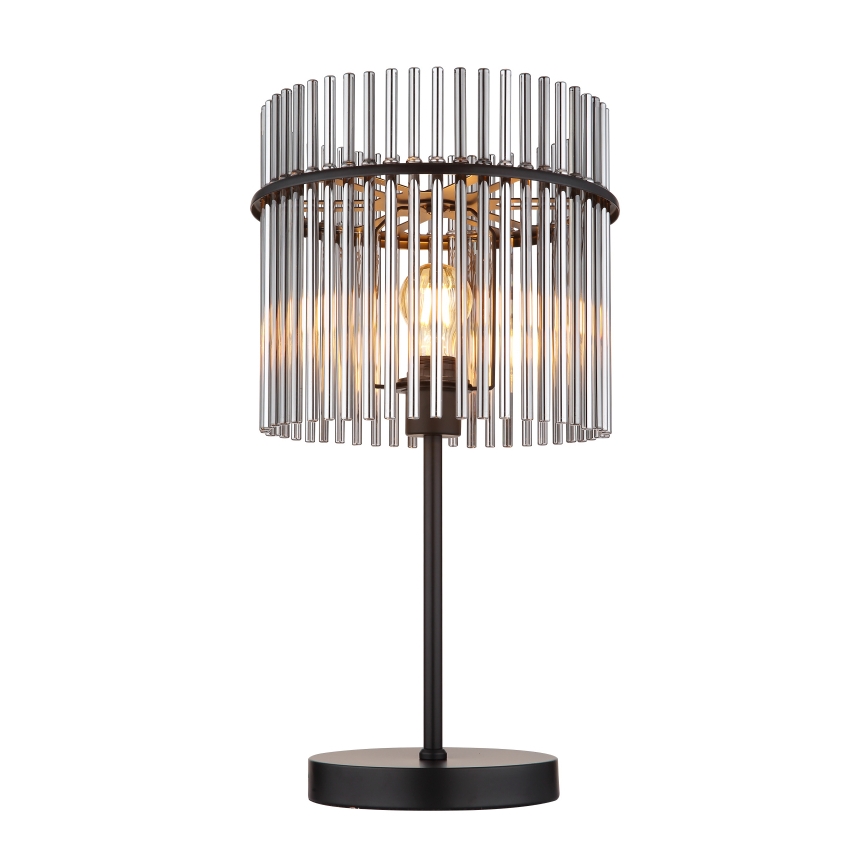 Globo - Stolná lampa 1xE27/60W/230V pr. 30 cm čierna