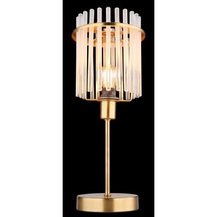 Globo - Stolná lampa 1xE14/40W/230V pr. 15 cm zlatá