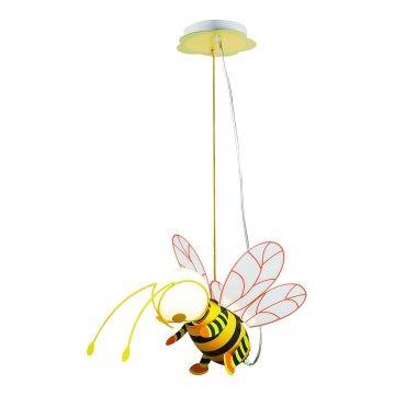 Globo 15725LMDS - LED Detský luster na lanku KITA 1xE27/7W/230V