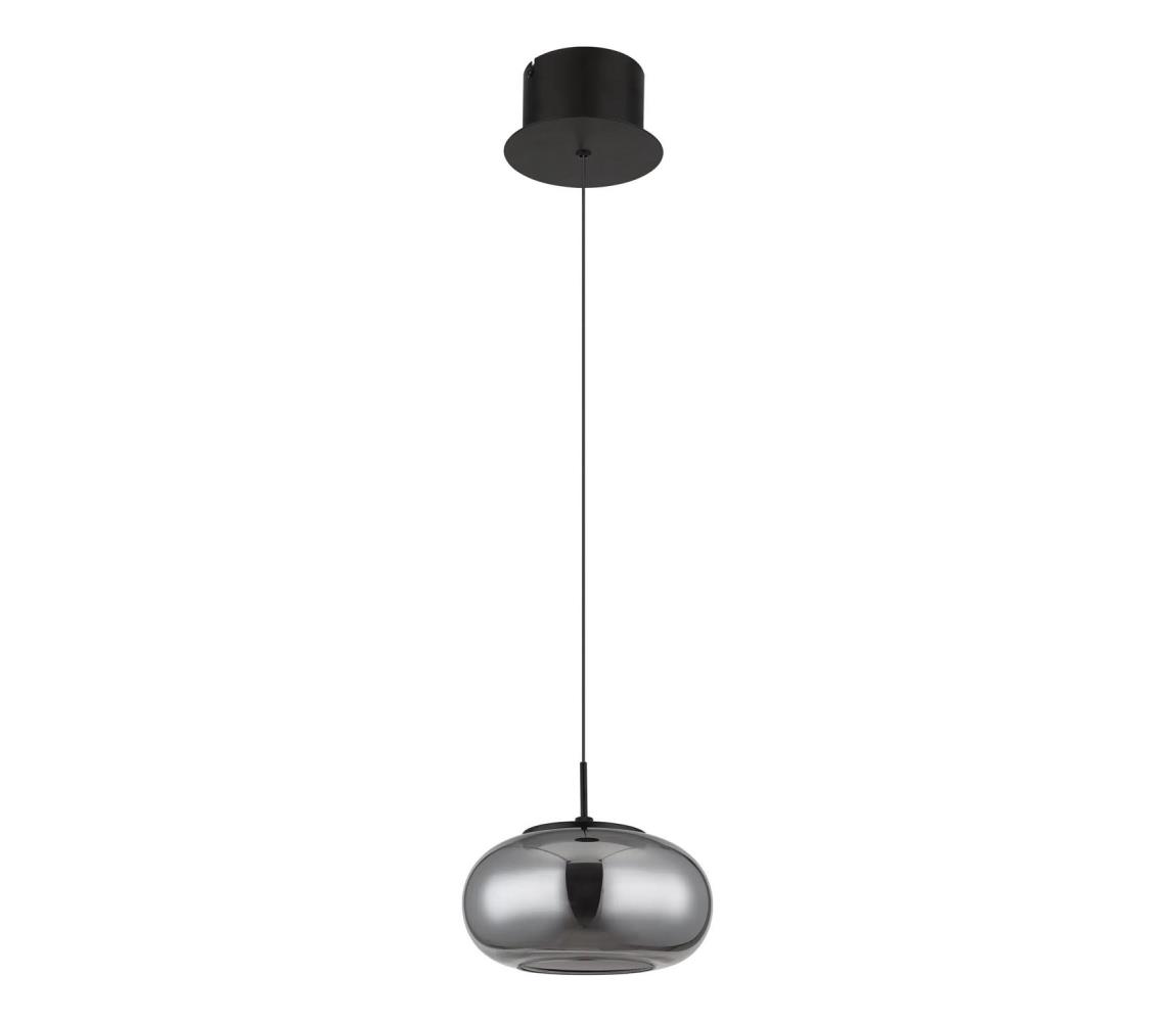 Globo Globo 15744H - LED Luster na lanku QUINTARA LED/6W/230V čierna 