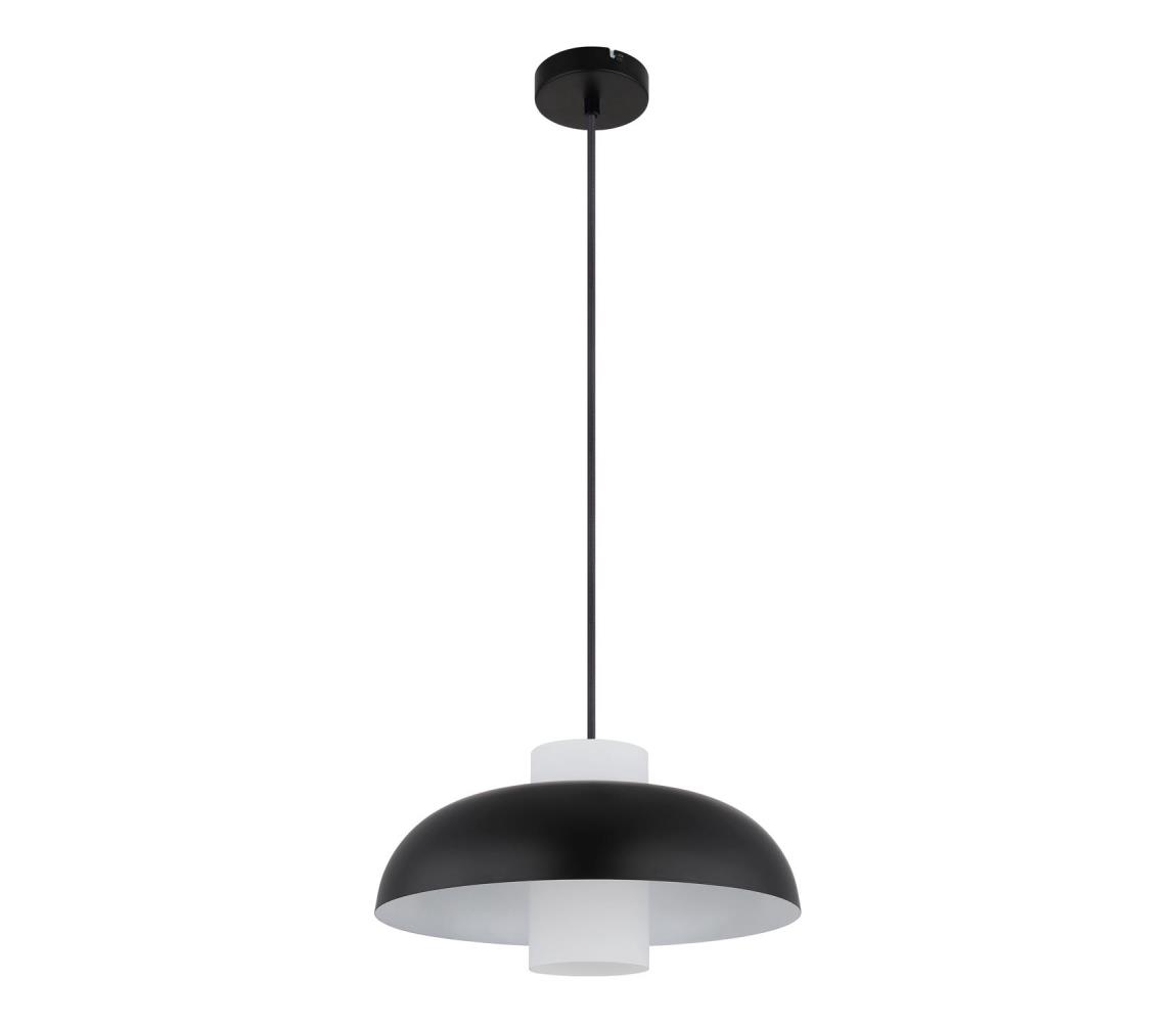 Globo 15755S - Luster na lanku LOWE 1xE27/60W/230V čierna 15755S