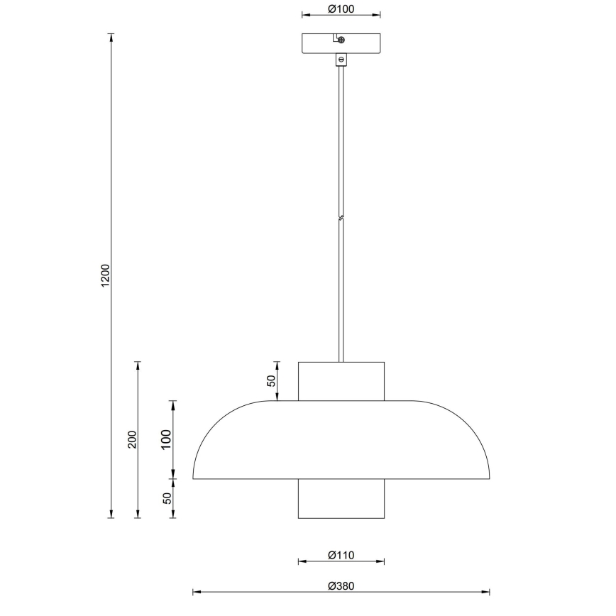 Globo - Závesné svietidlo na lanku 1xE27/60W/230V