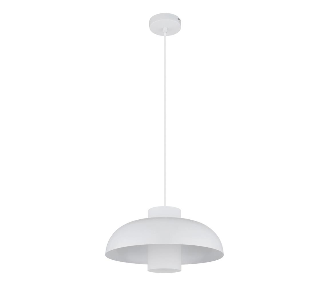 Globo 15755W - Závesný luster na lanku LOWE 1xE27/60W/230V biela 15755W