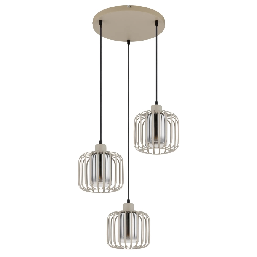 Globo - Závesný luster na lankách 3xE27/40W/230V