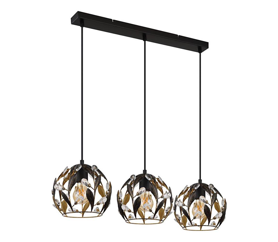 Globo 15759-3H - Závesný luster MIKA na lanku 3xE27/40W/230V 15759-3H