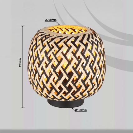 Globo 15766T - Stolná lampa COLLY 1xE27/15W/230V