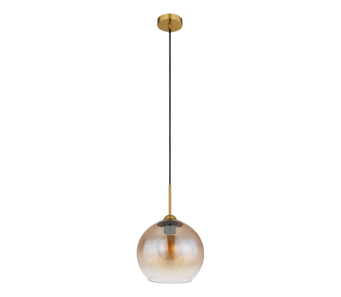 Globo 15788H - Závesné svietidlo JAMESSA na lanku 1xE27/60W/230V, mosadz 15788H