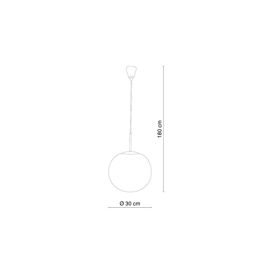 Globo 1582 - Luster BALLA 1xE27 / 60W / 230V