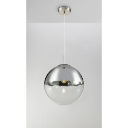 Globo - Luster na lanku 1xE27/40W/230V pr. 33 cm