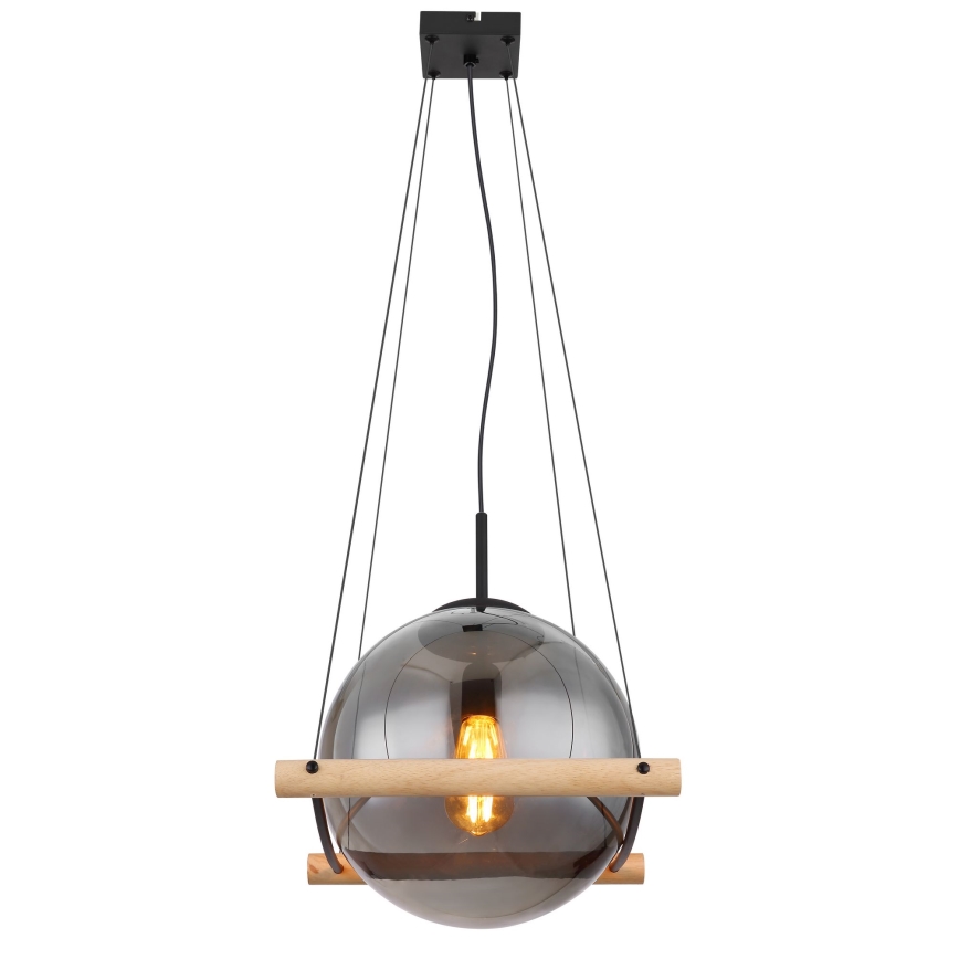 Globo - Luster na lanku 1xE27/15W/230V kaučukovník