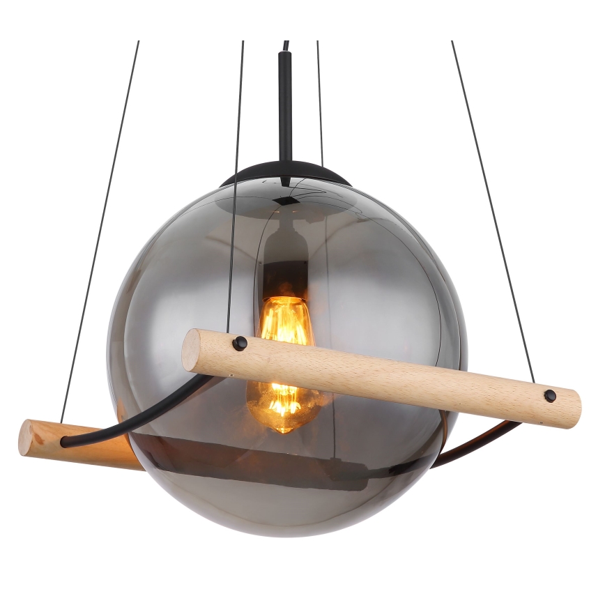 Globo - Luster na lanku 1xE27/15W/230V kaučukovník