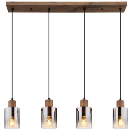 Globo - Závesný luster na lanku 4xE27/40W/230V