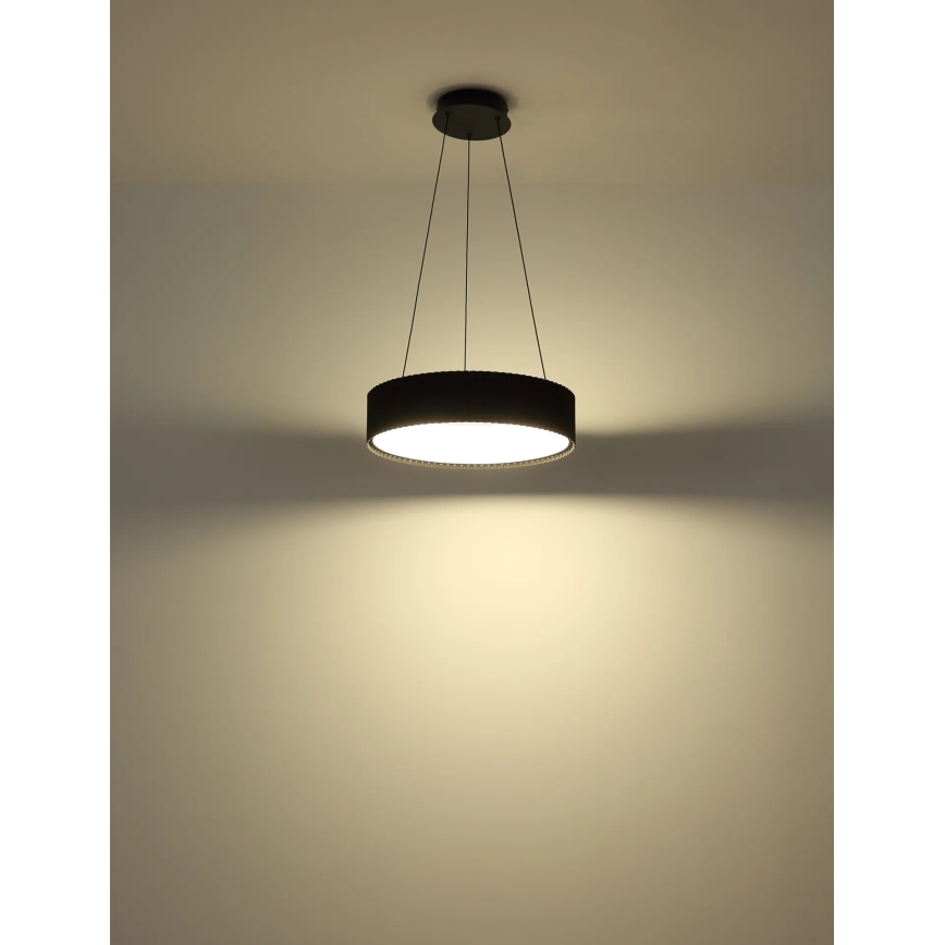 Globo - LED závesný luster na lane LED/45W/230V 2700/4000/6000K priemer 46 cm čierna