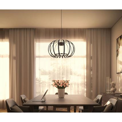 Globo - stmievateľný LED luster na lanku LED/40W/230V 3000K čierny