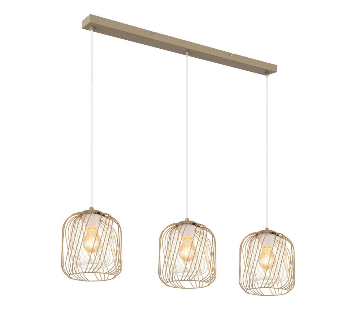 Globo 15965-3H - Závesný luster na lankách DICHTI 3xE27/40W/230V 15965-3H